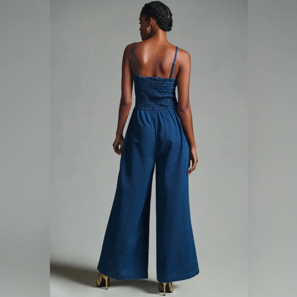 Pilcro for Anthropologie Smocked Romper - Picture 4 of 12